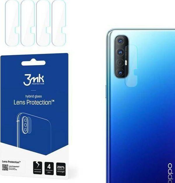 3MK Προστατευτικό Φακού Κάμερας Lens Protect για Oppo Reno 3 Pro - 4 Τεμάχια
