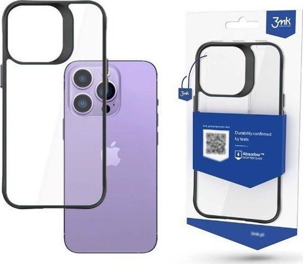 3MK Satin Armor Case+ Θήκη για Apple iPhone 14 Pro Max, Διάφανη, Υψηλή Αντοχή σε Κρούσεις, Shock Pocket Protection