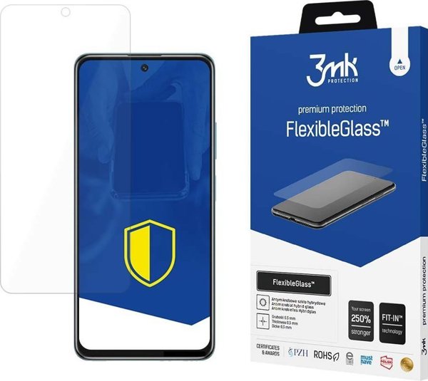 3MK Προστατευτικό Οθόνης FlexibleGlass για Xiaomi Redmi Note 11S 5G / 11T 5G, Εύκαμπτο Γυαλί, Διαφανές