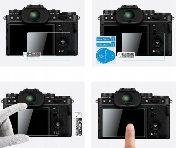 K&F Concept Σετ Προστασίας Fujifilm X-T5: 3x Tempered Glass 9H για Οθόνη & 3x Προστατευτικά για Κρύο Παπούτσι (Cold Shoe)