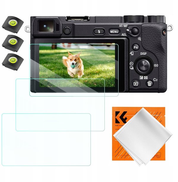 K&F Concept Προστατευτικό Γυαλί Οθόνης 9H για Sony Nex 7, 6, 5, 3n & A6600, Σετ 3 Τεμαχίων