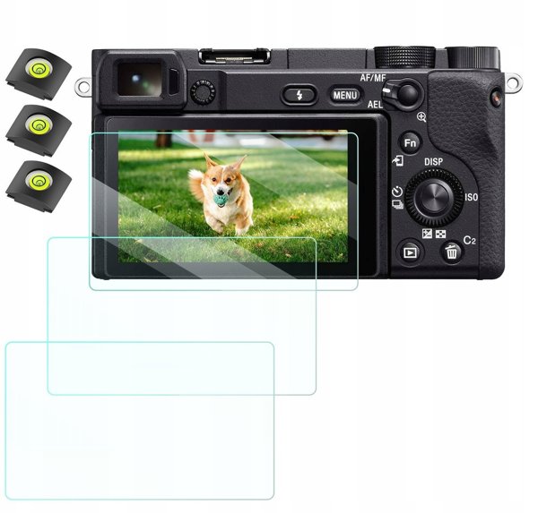 K&F Concept Προστατευτικό Γυαλί Οθόνης 9H για Sony Nex 7, 6, 5, 3n & A6600, Σετ 3 Τεμαχίων