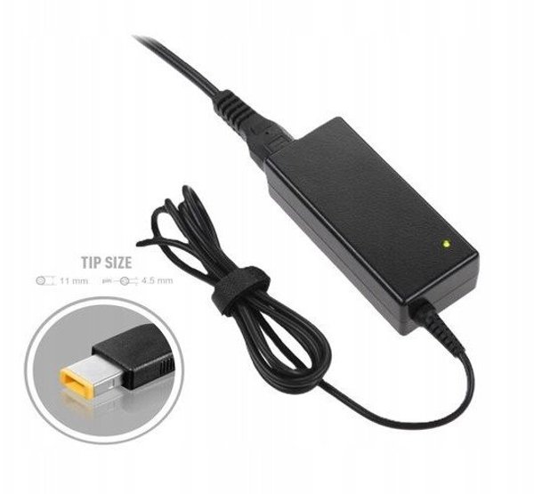 45W φορτιστής για φορητό υπολογιστή 20V 2.25A, 10x4mm + κεντρικός, LENOVO