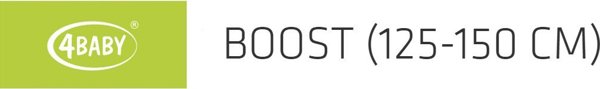4 BABY Κάθισμα BOOST 125-150cm BLACK I-SIZE