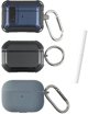 Σετ Θήκης 4smarts Alpha AirPods Pro 2.3er Set μπλε.γκρι.μαύρο