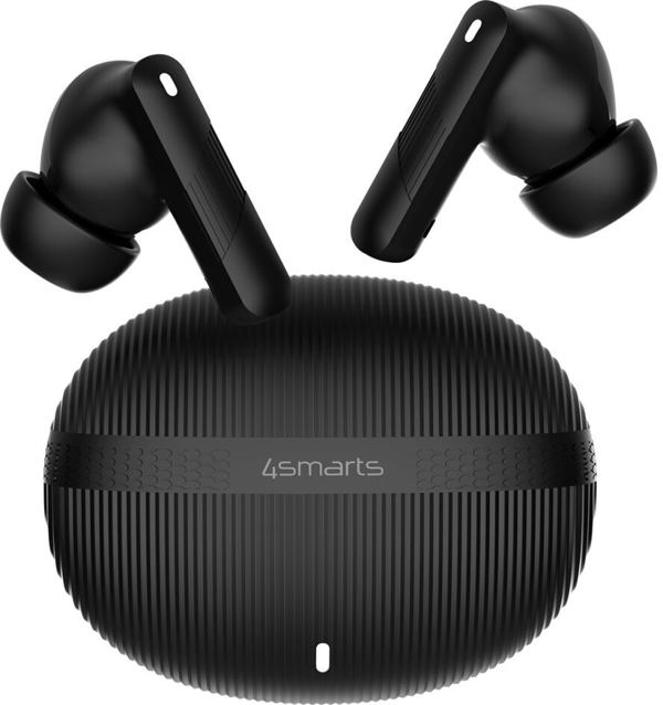 4smarts SkyBuds Pro ANC Ακουστικά True Wireless Stereo (TWS) Ενδοωτιαία με Ακύρωση Θορύβου Bluetooth Μαύρο