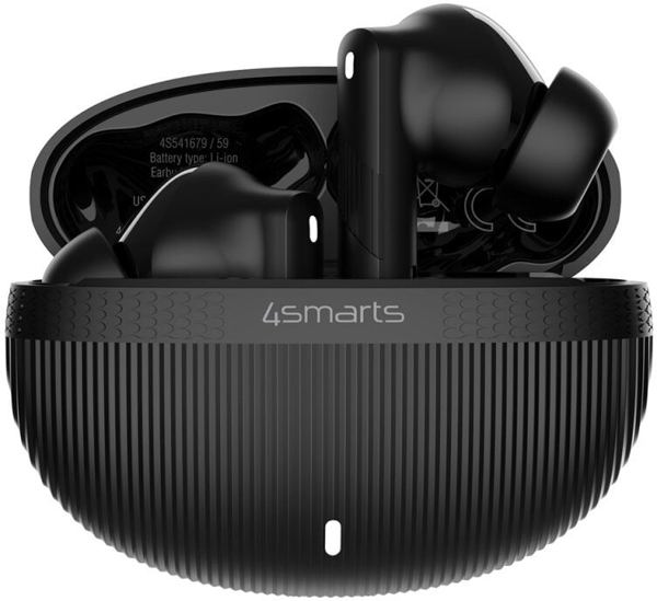 4smarts SkyBuds Pro ANC Ακουστικά True Wireless Stereo (TWS) Ενδοωτιαία με Ακύρωση Θορύβου Bluetooth Μαύρο