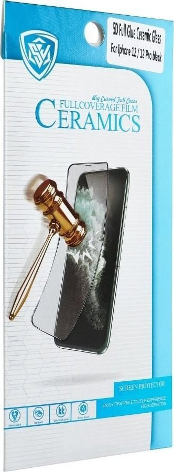 5D Full Glue Ceramic Glass - για Samsung Galaxy S21 FE μαύρο