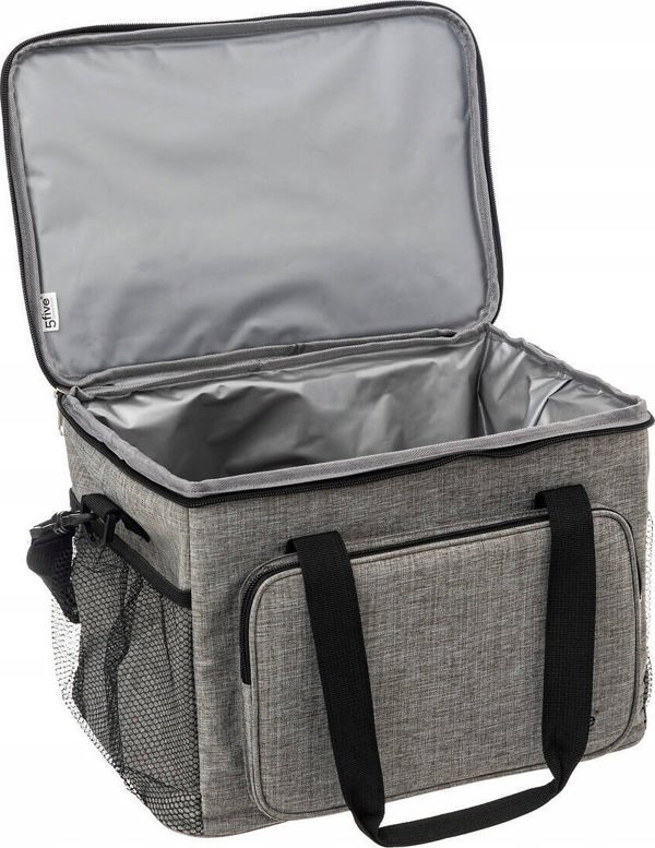 5five Torba termiczna na zakupy, szara, 20 l