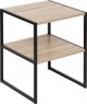 5five Κομοδίνο Loft Aliaj 40x40x50cm, Ξύλινο Τραπέζι Νυκτός με Minimal Σχεδιασμό