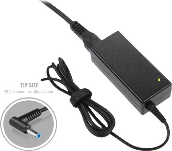 65W φορτιστής για φορητό υπολογιστή 19.5V 3.33A, 4.5x3.0mm + κεντρικός, HP