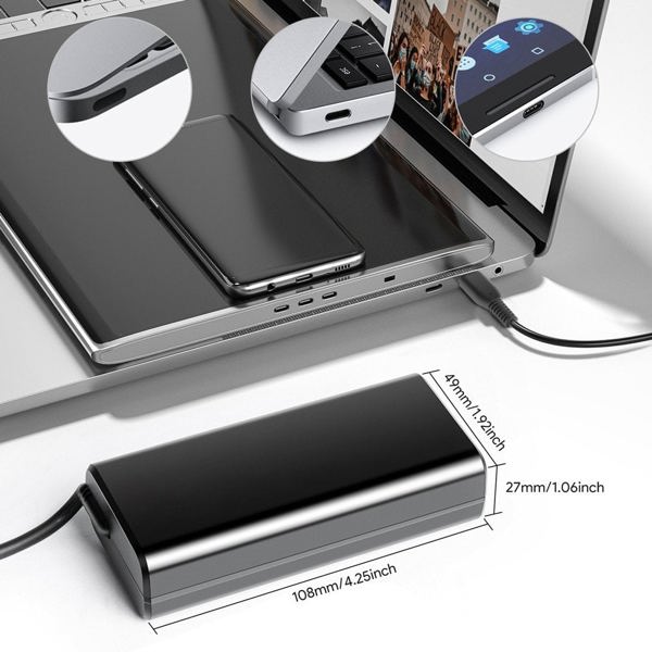 65W Usb-C Ac Adapter With 8