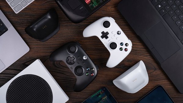 8BitDo Ultimate Ενσύρματο Χειριστήριο 3-Λειτουργιών, Μαύρο, Xbox / PC / Android