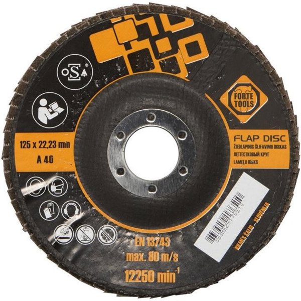 ΛΕΠΤΟΣ ΔΙΣΚΟΣ ΤΡΙΒΗΣ 125X22,23 MM FORTE T