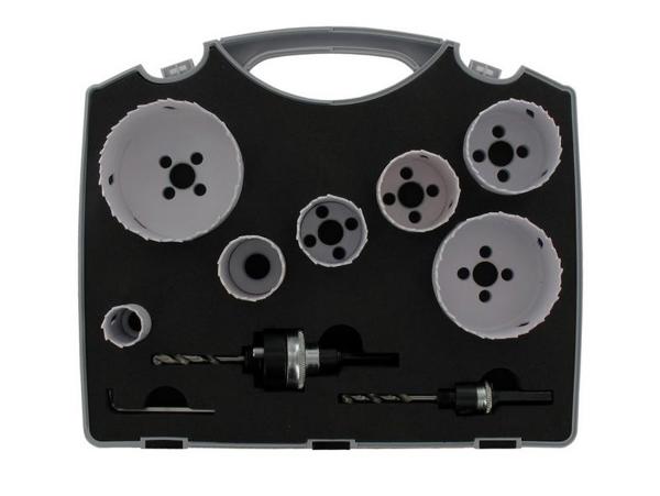 Σετ ποτηροτρύπανων διμεταλλικών Abraboro 22-76mm 2 αντάπτορες (AB30510000)