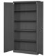 Abschließbarer Aktenschrank für Büro JAN, 900 x 1850 x 400 mm, anthrazit