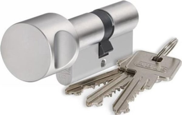 Abus ABUS Διπλός κυλινδρικός προφίλ με κουμπί 60 mm, συσκευασμένος SB