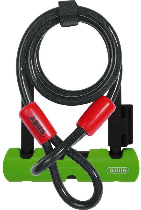 Abus Ultra Mini U-lock, 410 mm + Cobra 10/120