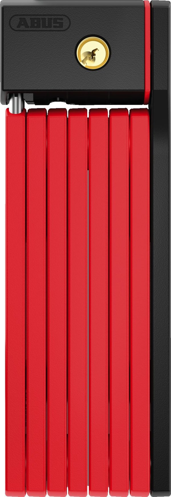 Abus Bordo Big uGrip 5700K/100 Πτυσσόμενη Κλειδαριά Ποδηλάτου με Κλειδί, Κόκκινο, 100cm