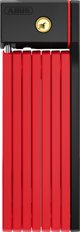 Abus Bordo Big uGrip 5700K/100 Πτυσσόμενη Κλειδαριά Ποδηλάτου με Κλειδί, Κόκκινο, 100cm