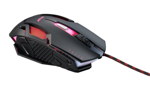 Acer Nitro NMW200 Gaming Ποντίκι, Αμφιδέξιο, Οπτικό, 7200 DPI, USB, Μαύρο