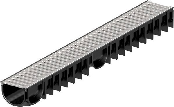 ΚΑΝΑΛΙ ACO EASYLINE 1M H90 A15 ΓΚΡΙ ΠΛΑΣΤΙΚΟ