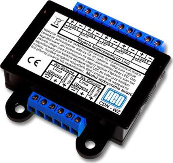ACO CDN-WZ Μονάδα Ανίχνευσης Βραχυκυκλώματος & Βλάβης Θυροτηλεφώνου για Συστήματα ACO