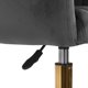 Activeshop 4Rico περιστρεφόμενη καρέκλα QS-OF212G βελούδινο γκρι