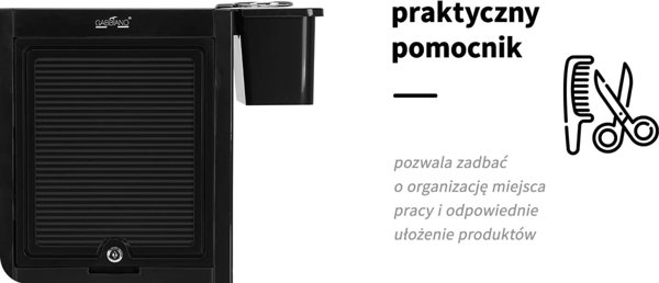 Activeshop Gabbiano pomocnik fryzjerski 68C czarny