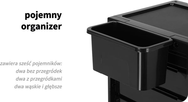 Activeshop Gabbiano pomocnik fryzjerski 68C czarny