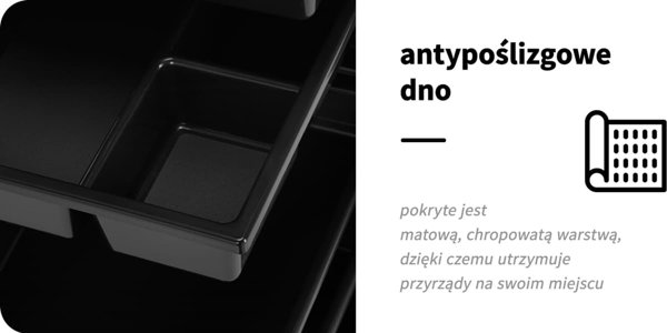 Activeshop Gabbiano pomocnik fryzjerski 68C czarny