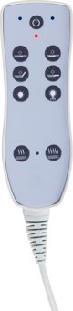 Activeshop Spa κρεβάτι αισθητικής Azzurro 815B φωτιζόμενο white θερμαινόμενο
