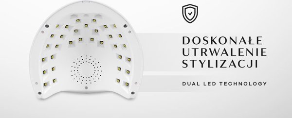 Activeshop Λάμπα UV LED OCHO NAILS X13 65W, Επαγγελματικό Φουρνάκι Νυχιών με Καθρεφτισμένο Πάτο, Λευκό