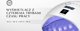 Activeshop Λάμπα UV LED OCHO NAILS X13 65W, Επαγγελματικό Φουρνάκι Νυχιών με Καθρεφτισμένο Πάτο, Λευκό