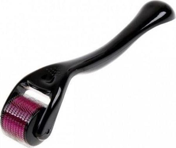 Activeshop Derma Roller Μεσοθεραπείας 0.25mm με 540 Ατσάλινες Βελόνες, Μαύρο