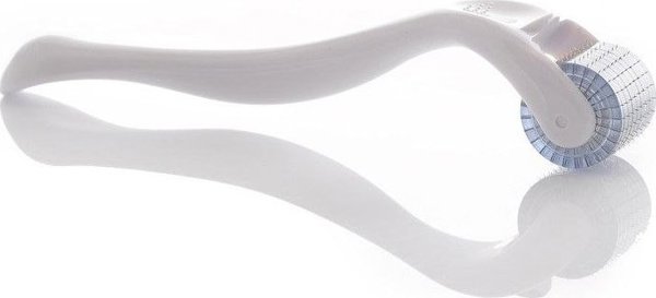 Activeshop Derma Roller Για Μεσοθεραπεία Προσώπου, 0.25mm, 192 Τιτάνιες Βελόνες, Λευκό