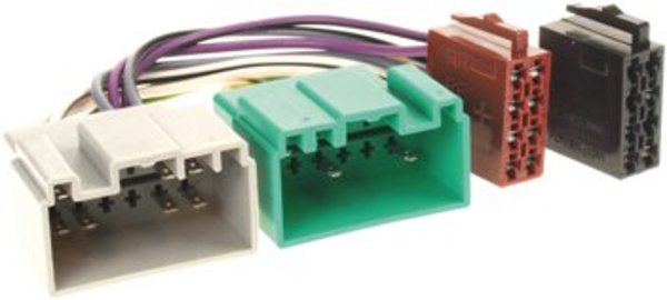 ACV 1353-02, ISO adapter, Quadlock 12-pin, Quadlock 12-pin, Male, Male, Volvo