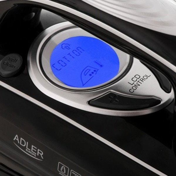 Σίδερο Ατμού AD 5054 με Αντλία Νερού LCD 3000W 4 Ρυθμίσεις Θερμοκρασίας με Πάτο Swift Glide