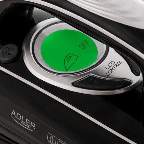 Σίδερο Ατμού AD 5054 με Αντλία Νερού LCD 3000W 4 Ρυθμίσεις Θερμοκρασίας με Πάτο Swift Glide