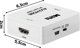 AV Sourcing RCA - Μετατροπέας HDMI (+Audio) White 13899210 4752243050477