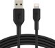 Belkin Προσαρμογέας USB-A σε USB-C Καλώδιο Φόρτισης & Μεταφοράς Δεδομένων, Πιστοποίηση MFi, Μαύρο (CAA001bt0MBK)