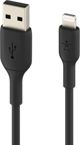 Belkin Προσαρμογέας USB-A σε USB-C Καλώδιο Φόρτισης & Μεταφοράς Δεδομένων, Πιστοποίηση MFi, Μαύρο (CAA001bt0MBK)