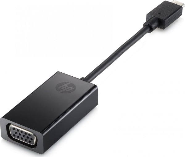 HP USB-C σε VGA Adapter 4SH06AA, Μαύρος Προσαρμογέας AV