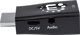 Manhattan Προσαρμογέας HDMI σε VGA με Έξοδο Ήχου 3.5mm, Μαύρο (151542)