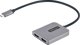 StarTech.com MST14CD122HD Προσαρμογέας USB-C σε HDMI MST, Εξωτερική Κάρτα Γραφικών 4K 3840 x 2160 px, Μαύρο/Γκρι