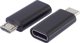 PremiumCord Προσαρμογέας USB-C σε MicroUSB, Γωνιακός, Μαύρος (KUR31-20)