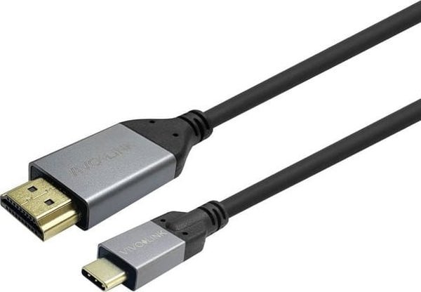 Προσαρμογέας USB VivoLink Vivolink PROUSBCHDMIMM7.5 gender changer / USB C HDMI cables Μαύρο