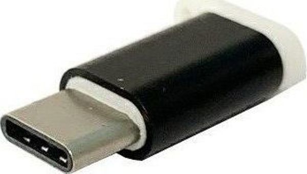 Προσαρμογέας USB Revers USB-C - microUSB Μαύρο (5902537024151)