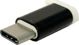 Προσαρμογέας USB Revers USB-C - microUSB Μαύρο (5902537024151)