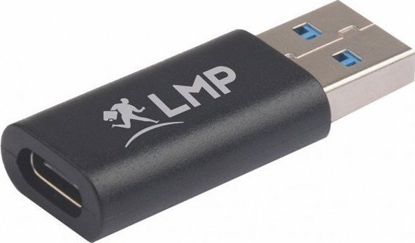 LMP Προσαρμογέας USB-C σε USB 3.1, Μαύρο, 5 Gb/s, (LMP-USBC-USB-FM-B)